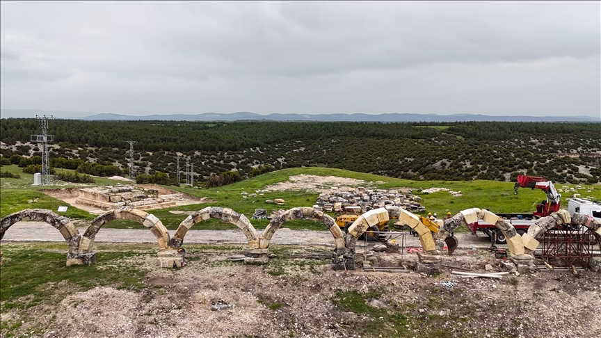 Restoration of 2,100-Year-Old Aqueducts Revives Ancient Blaundos City in Western Turkey