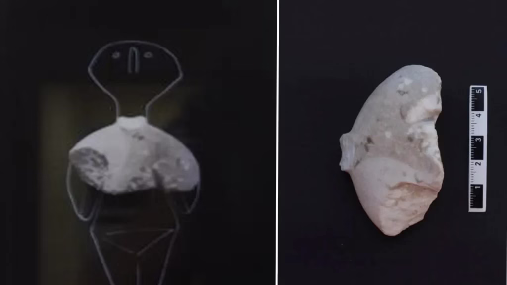 Ancient Marble “Star Watcher” Figurine