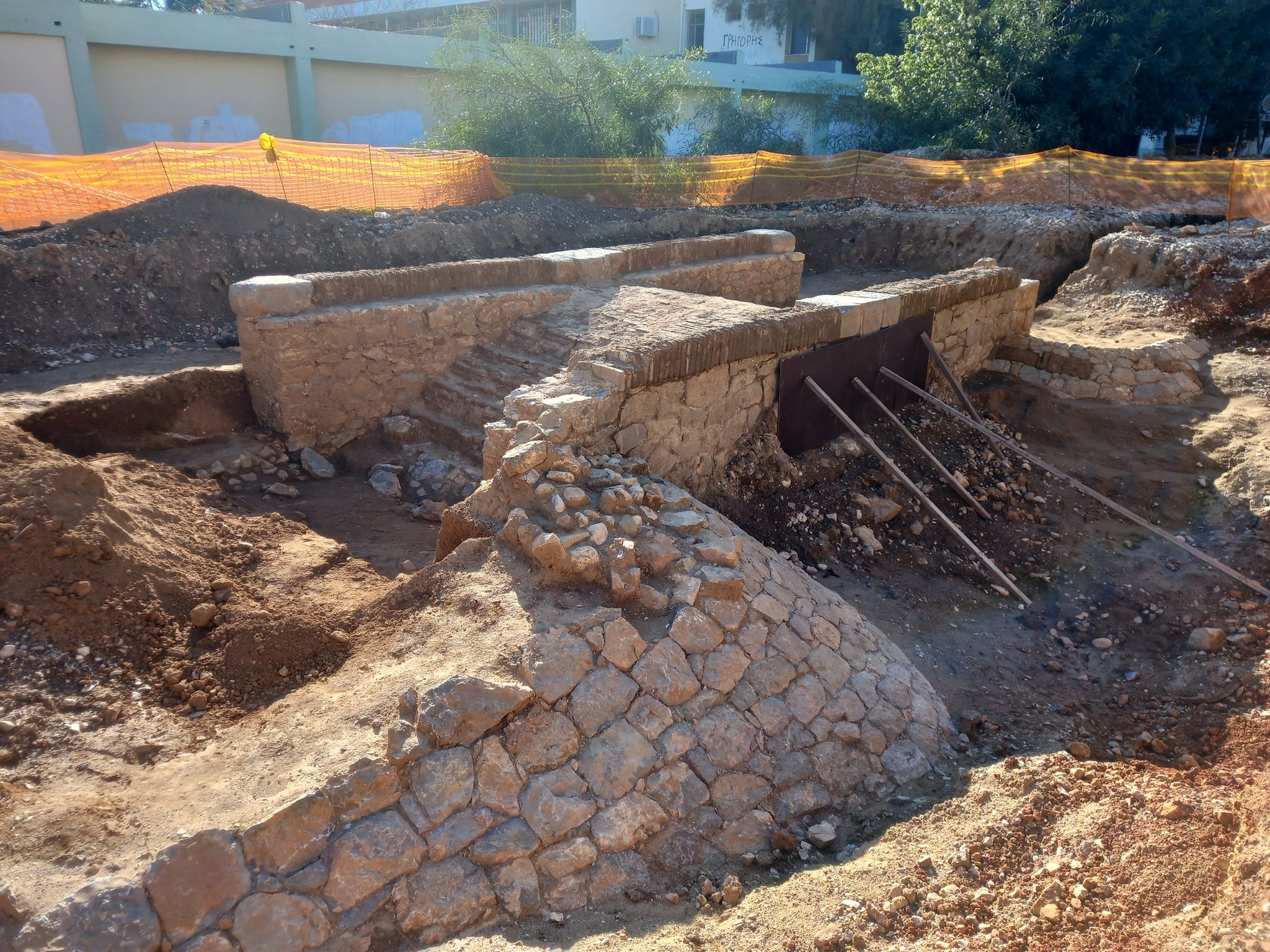 Ancient Roman Bridge Discovered During Railway Works in Greece