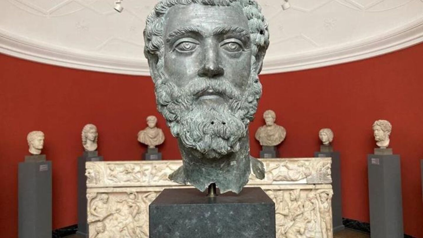 Bronze head of Septimius Severus