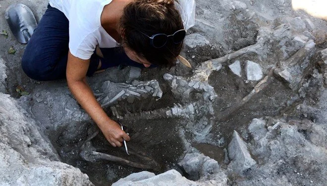 Traces of the Santorini Volcano Eruption and Tsunami Victims Discovered on Turkey's Coastline