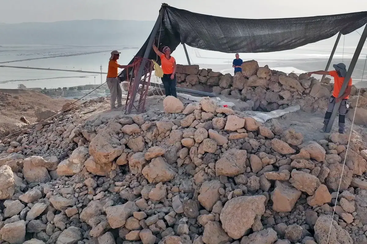 2200-Year-Old Pyramid Structure Discovered in the Judean Desert