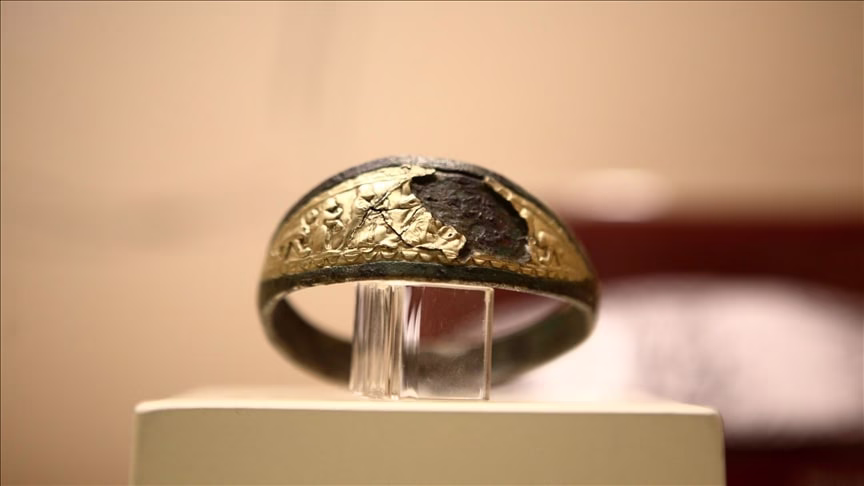 3300-Year-Old Hittite Bracelet Discovered by Farmer Now on Display at Çorum Museum
