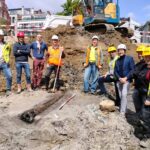 Ancient Roman Wooden Water Pipe Discovered Beneath the Streets of Leuven