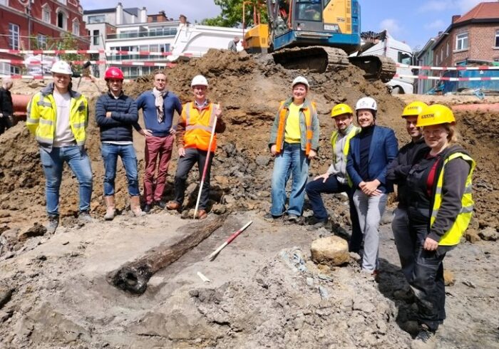 Ancient Roman Wooden Water Pipe Discovered Beneath the Streets of Leuven