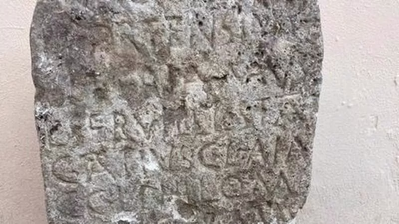 2,000-Year-Old Roman Inscription Found Dumped in Trash in Rome