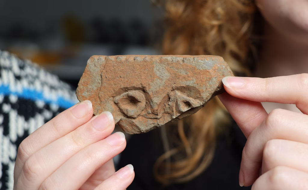 Rare Pictish Carved Face Unearthed at East Lomond Hillfort in Fifei