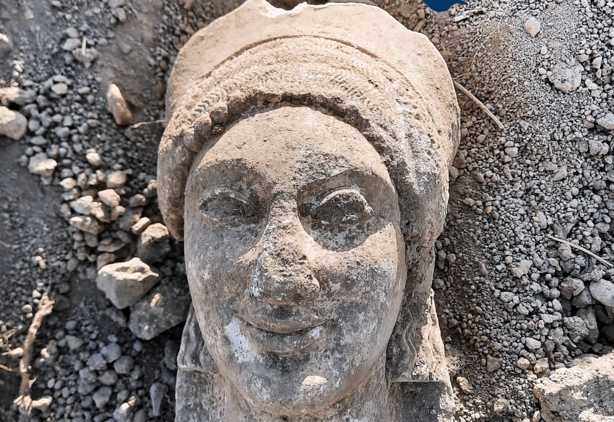 A 2,500-Year-Old Greek Kore Head Emerges in Vulci
