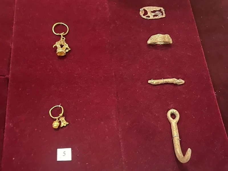 Kazakhstan Archaeologists Unearth Rare Gold Ornaments and a Unique Snake-Dragon Ritual Object at the Ancient Dauylbai Necropolis