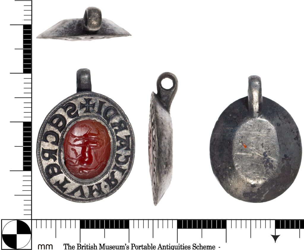 A Rare Medieval Seal with a Roman Chariot Motif Was Found in Essex