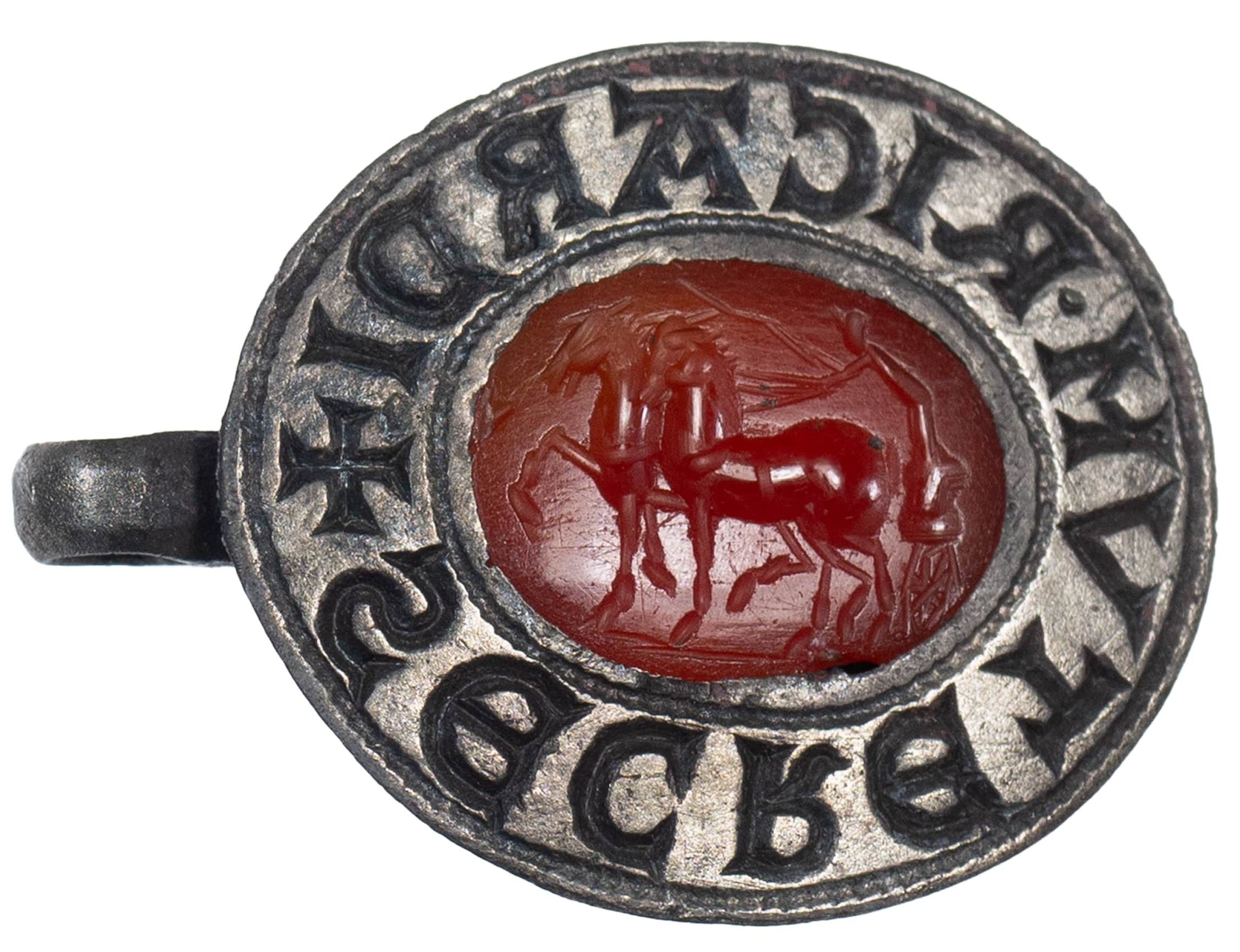 A Rare Medieval Seal with a Roman Chariot Motif Was Found in Essex