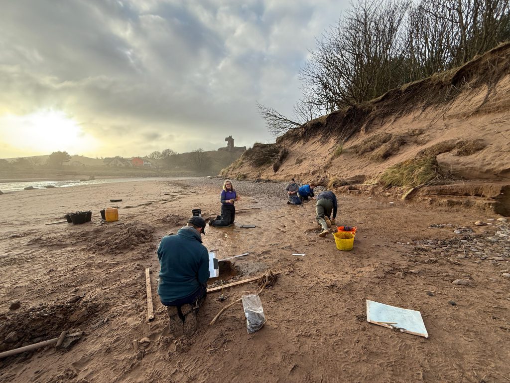 2,000-Year-Old Human and Animal Footprints Emerge on Scotland’s Storm