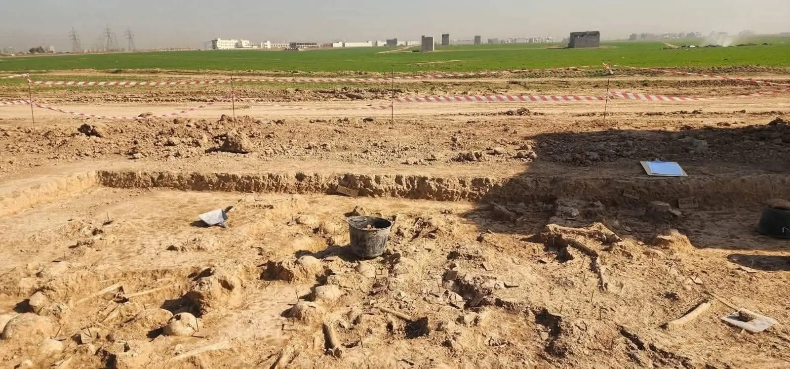 7th-Century Cemetery with Over 100 Skulls Discovered in Erbil During Construction Work