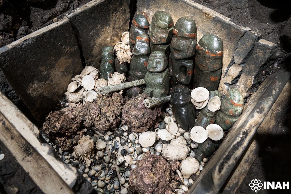 Massive 15th-Century Ceremonial Offering Discovered at the Heart of Tenochtitlan