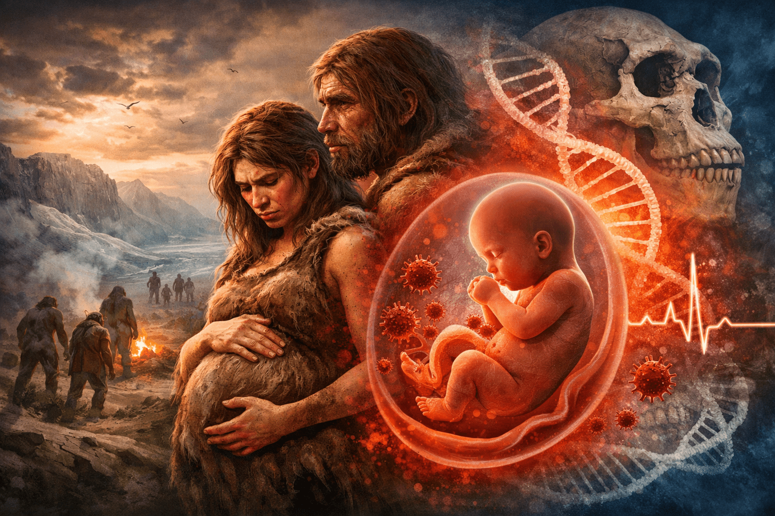 Not Climate Alone: Could Pregnancy Risks Have Weakened the Neanderthals?