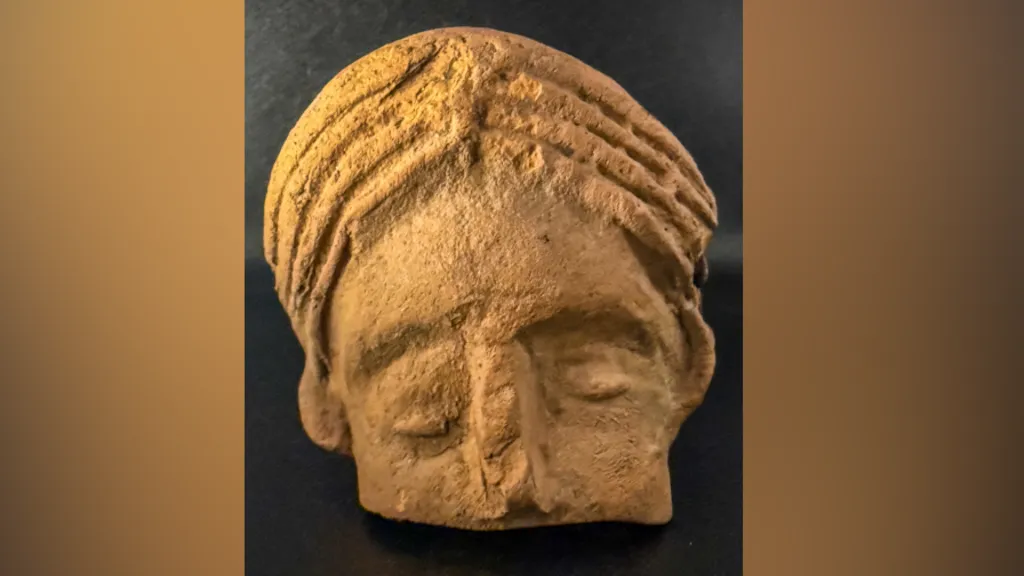 Volunteers Unearth Rare Roman Terracotta Head at Magna Fort