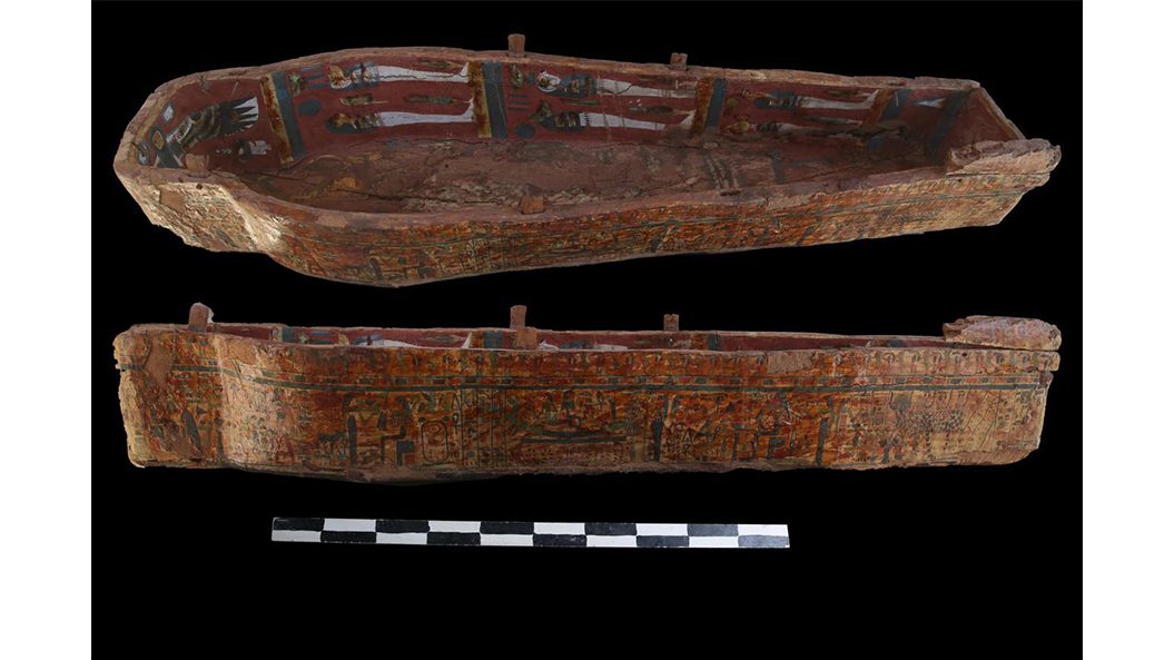 Painted Coffins of the “Singers of Amun” Discovered in Luxor’s Asasif Necropolis