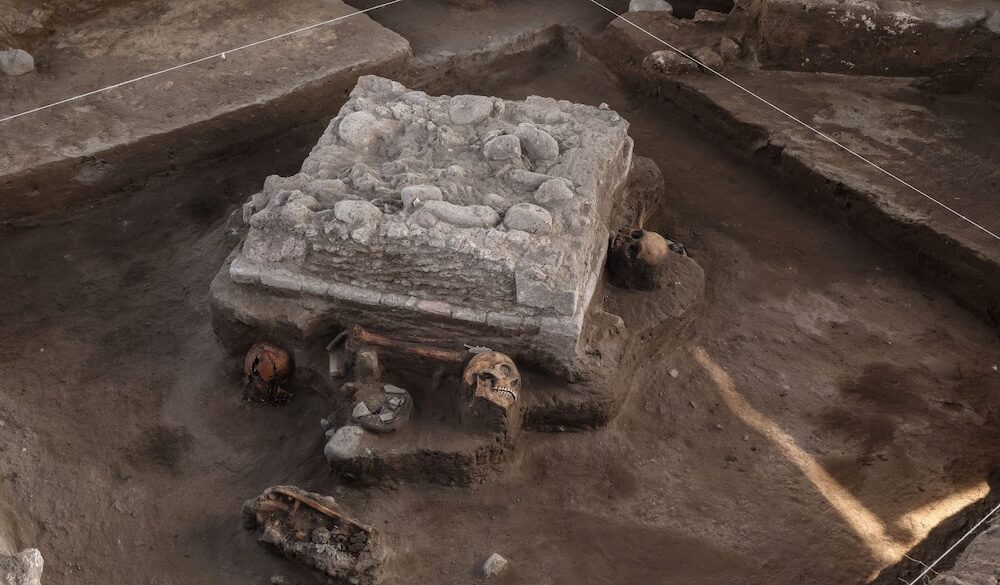 Ancient Toltec Altar With Human Remains Discovered Near Tula Ruins in Mexico