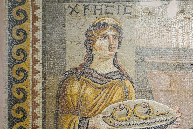 A Woman, a Tray of Gold, and the Memory of Troy: What the Khresis Mosaic Reveals