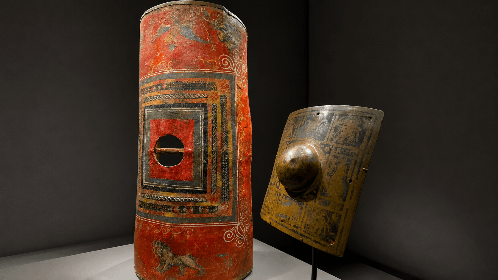Rare 1,800-Year-Old Roman Scutum Reveals the Painted World of Legionary Warfare