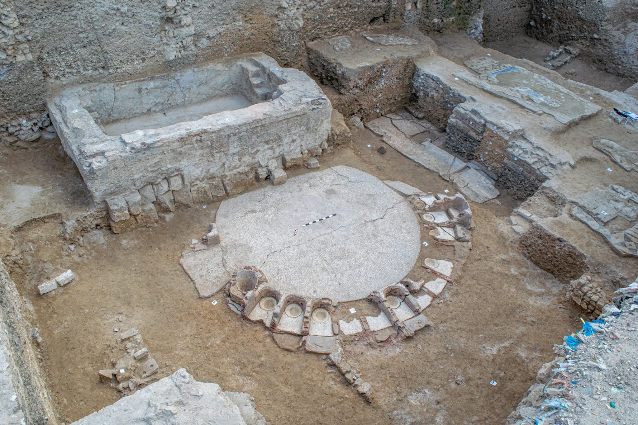 Rare Circular Bath Unearthed in Alexandria May Redraw the Map of the Ancient City