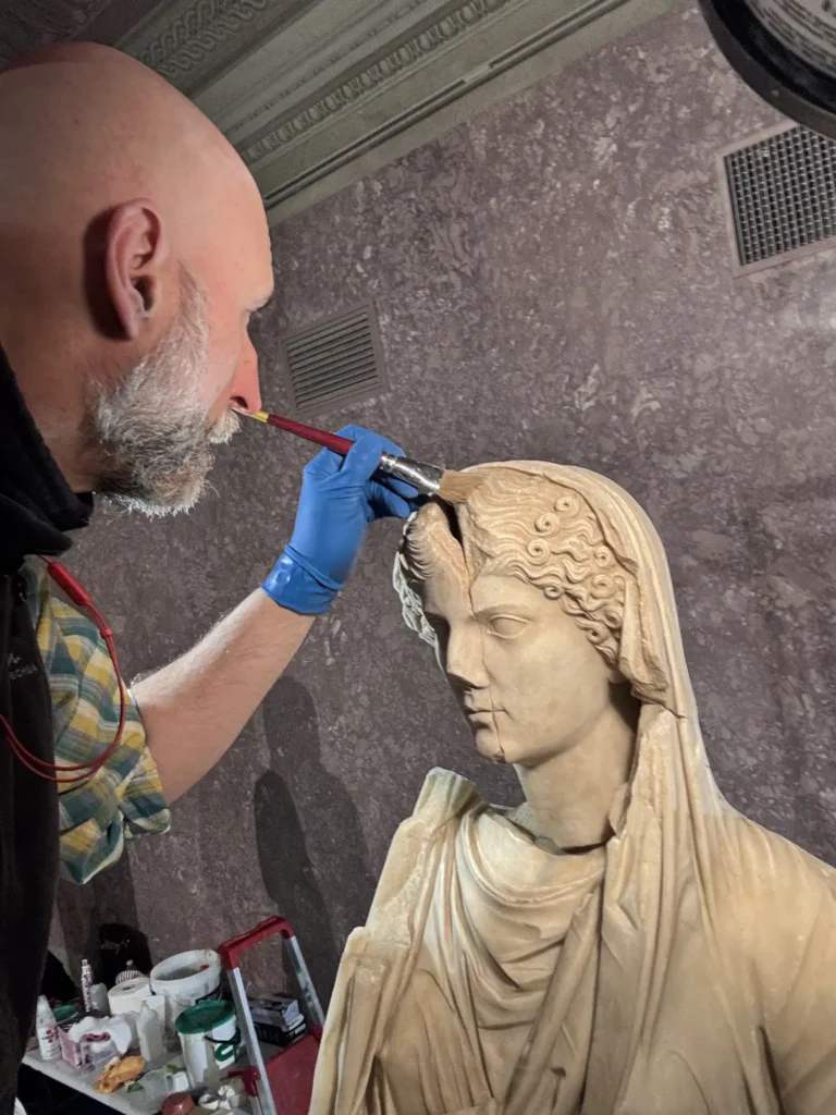 Restored Agrippina the Elder Statue Reveals New Details After Centuries of Darkened Layers