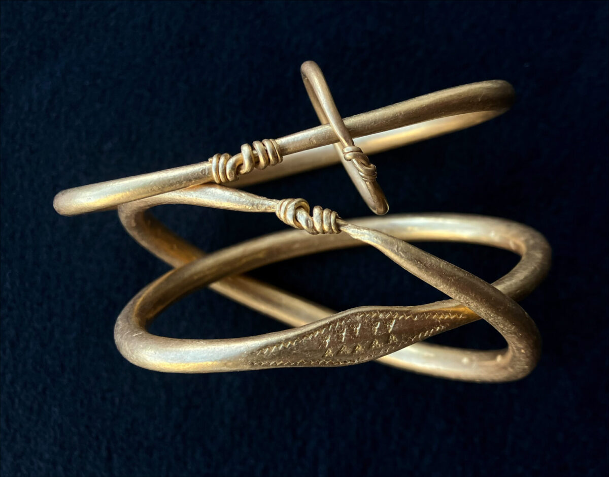 Six Viking Gold Arm Rings Found Beside Forest Road Reveal One of Denmark’s Largest Gold Hoards