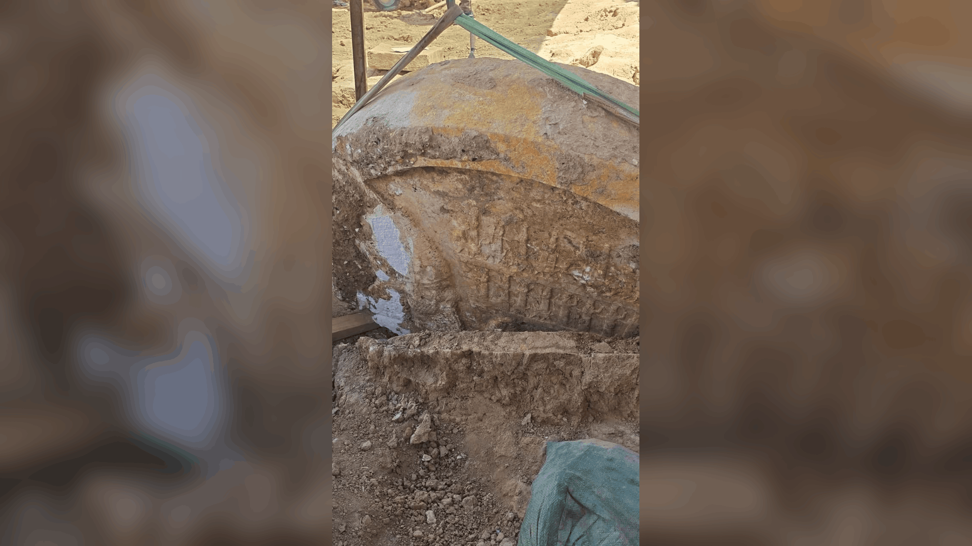 2,700-Year-Old Assyrian Stele Discovered at the Sun Gate of Ancient Nineveh
