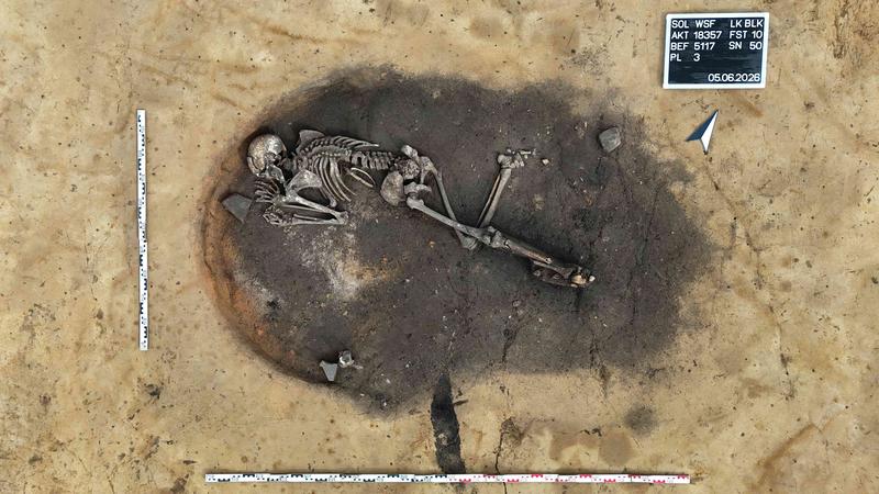 4,000-Year-Old Man Found Buried in a Prehistoric Kiln Pit in Germany