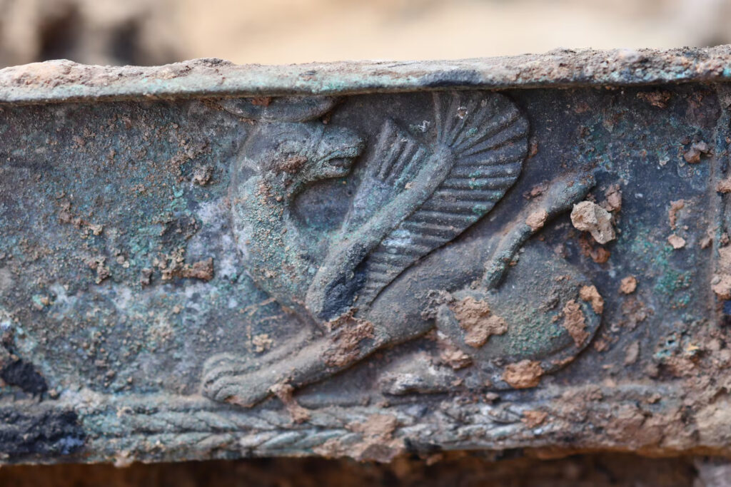 Unique 2,500-Year-Old Bronze Ritual Cart with Achelous Found at Casas del Turuñuelo