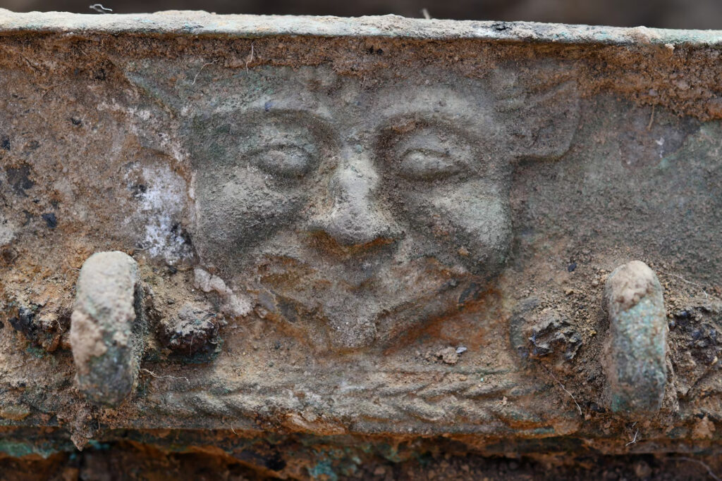 Unique 2,500-Year-Old Bronze Ritual Cart with Achelous Found at Casas del Turuñuelo