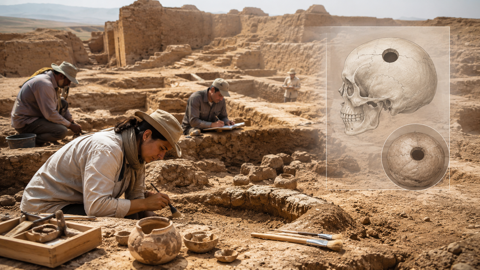 A 4,000-Year-Old Child’s Skull in Uzbekistan Reveals a Risky Bronze Age Surgery