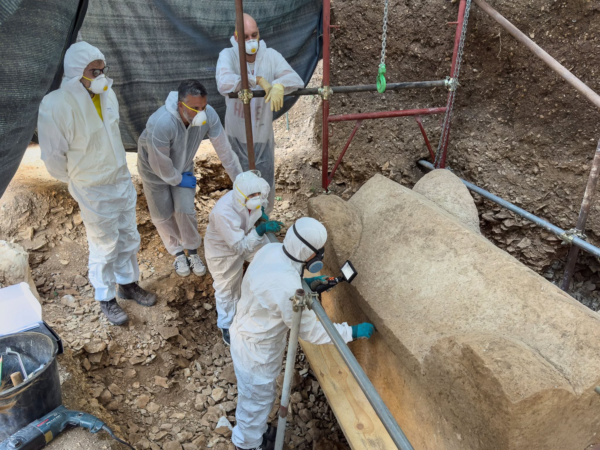 Five-Ton Roman Sarcophagus Found Sealed Beneath Cavtat After 1,500 Years