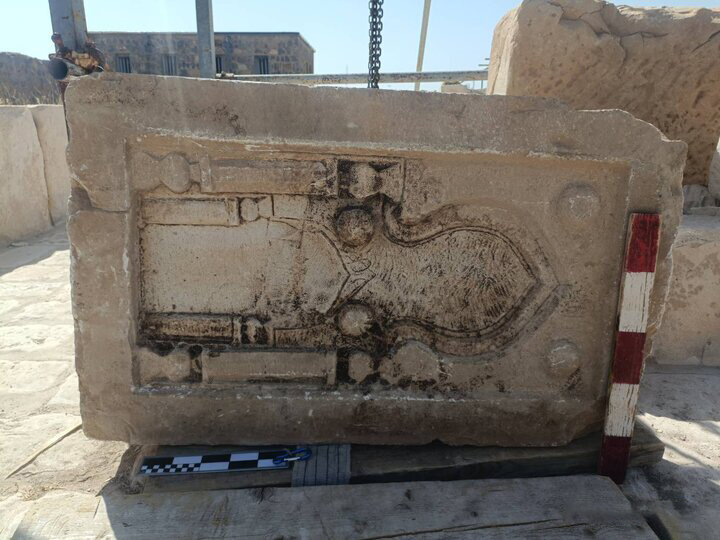 Historic Mihrab Discovered at Pasargadae Caravanserai in Iran