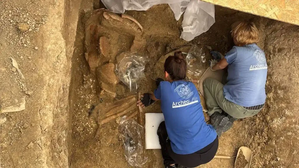 2,600-Year-Old Picene Chariot Tomb with Sealed Bronze Vessels Found near Sirolo