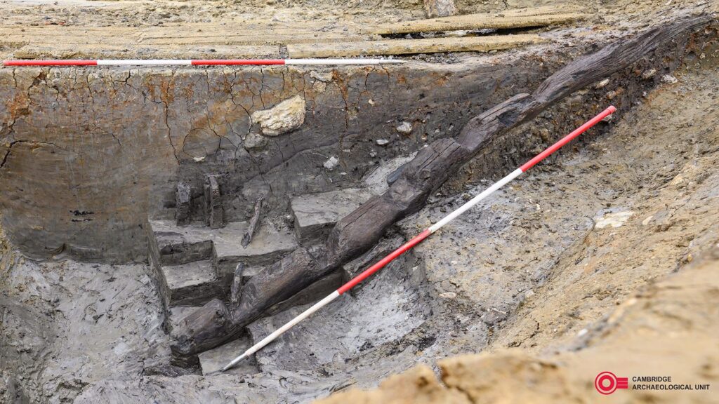 Rare Late Iron Age Ladder Discovered in Cambridgeshire Is Britain’s Longest Known Log Ladder