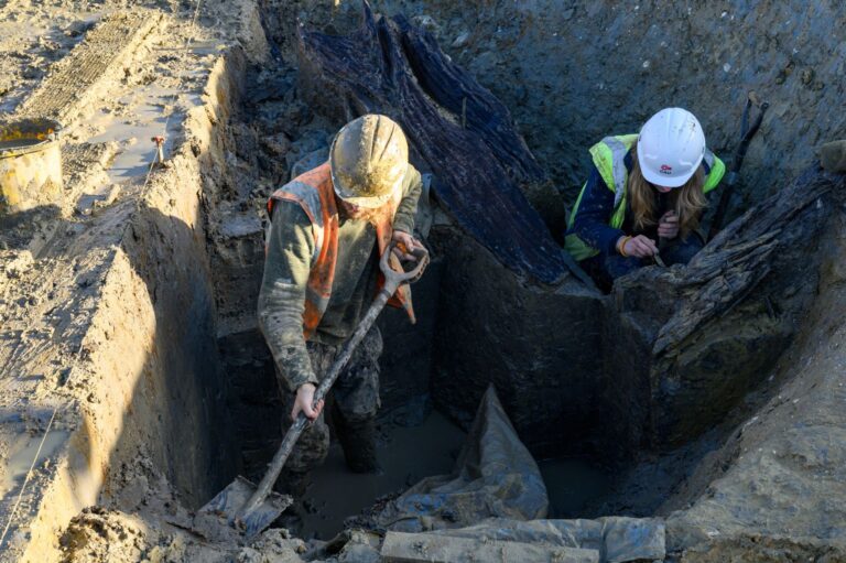 Rare Late Iron Age Ladder Discovered in Cambridgeshire Is Britain’s Longest Known Log Ladder