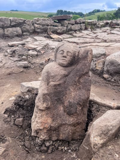 Roman Guardian Spirit Found Beneath a Vindolanda Barrack Floor After 1,600 Years