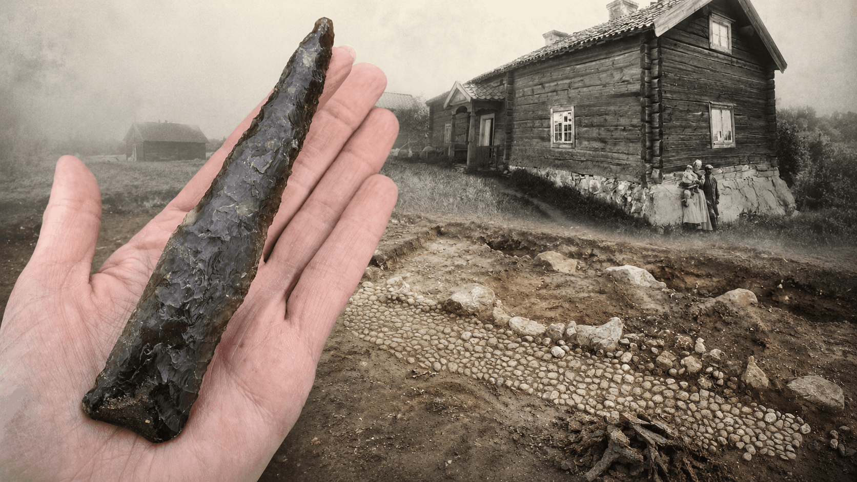 Stone Age Flint Dagger Found Beneath 18th-Century Swedish Cottage Raises “Thunderstone” Question