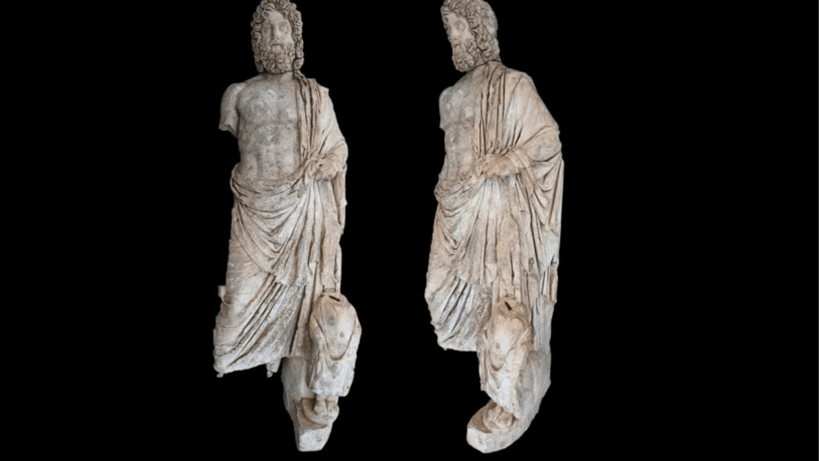 A 2.2-Meter Statue of the God of Medicine Emerges from a Monumental Gateway at Aspendos