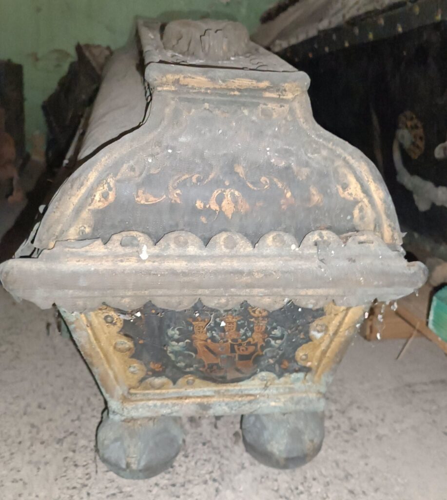 18th-Century Aristocratic Sarcophagi Identified Inside Another Family’s Mausoleum in Poland