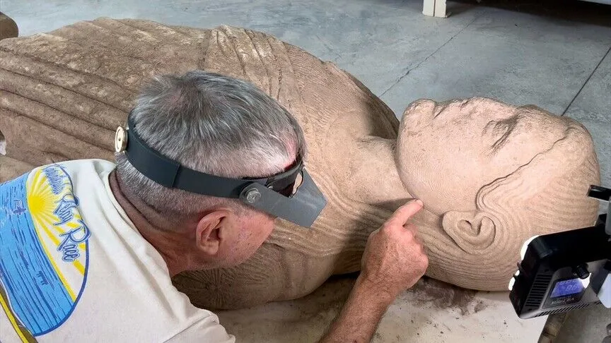 2,500-Year-Old Long-Haired Youth Statue Found Face Down in a Roman Street at Sardis