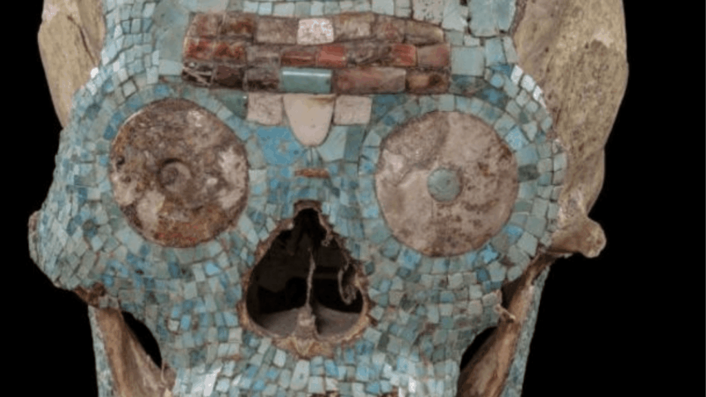 A Turquoise Mosaic Skull Spent 60 Years in Europe. Researchers Now Want to Know Who He Was