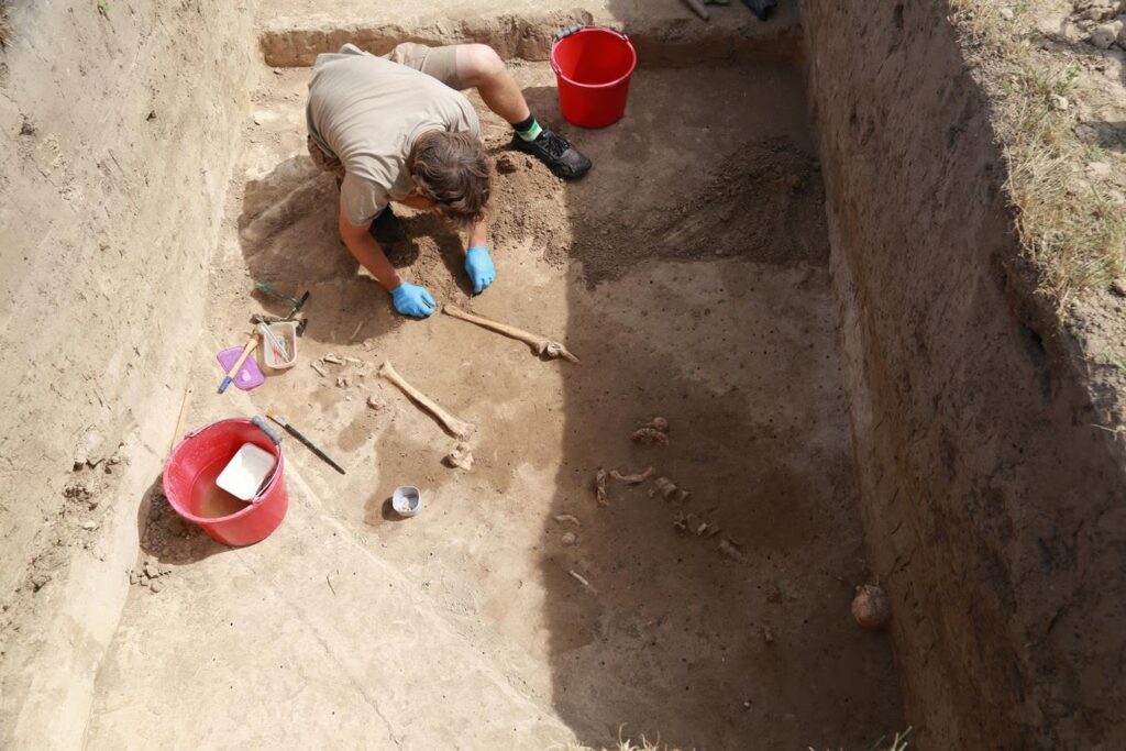 Inverted Human Skull and Iron Nails Found in an Unusual Grave in Poland
