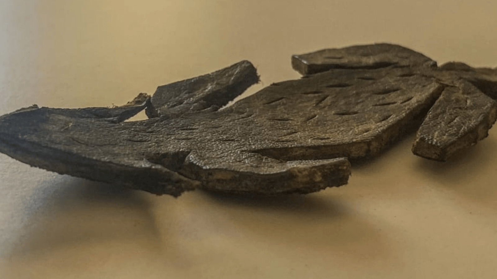 2,000-Year-Old Leather “Mouse” Comes Out of Storage at Roman Vindolanda