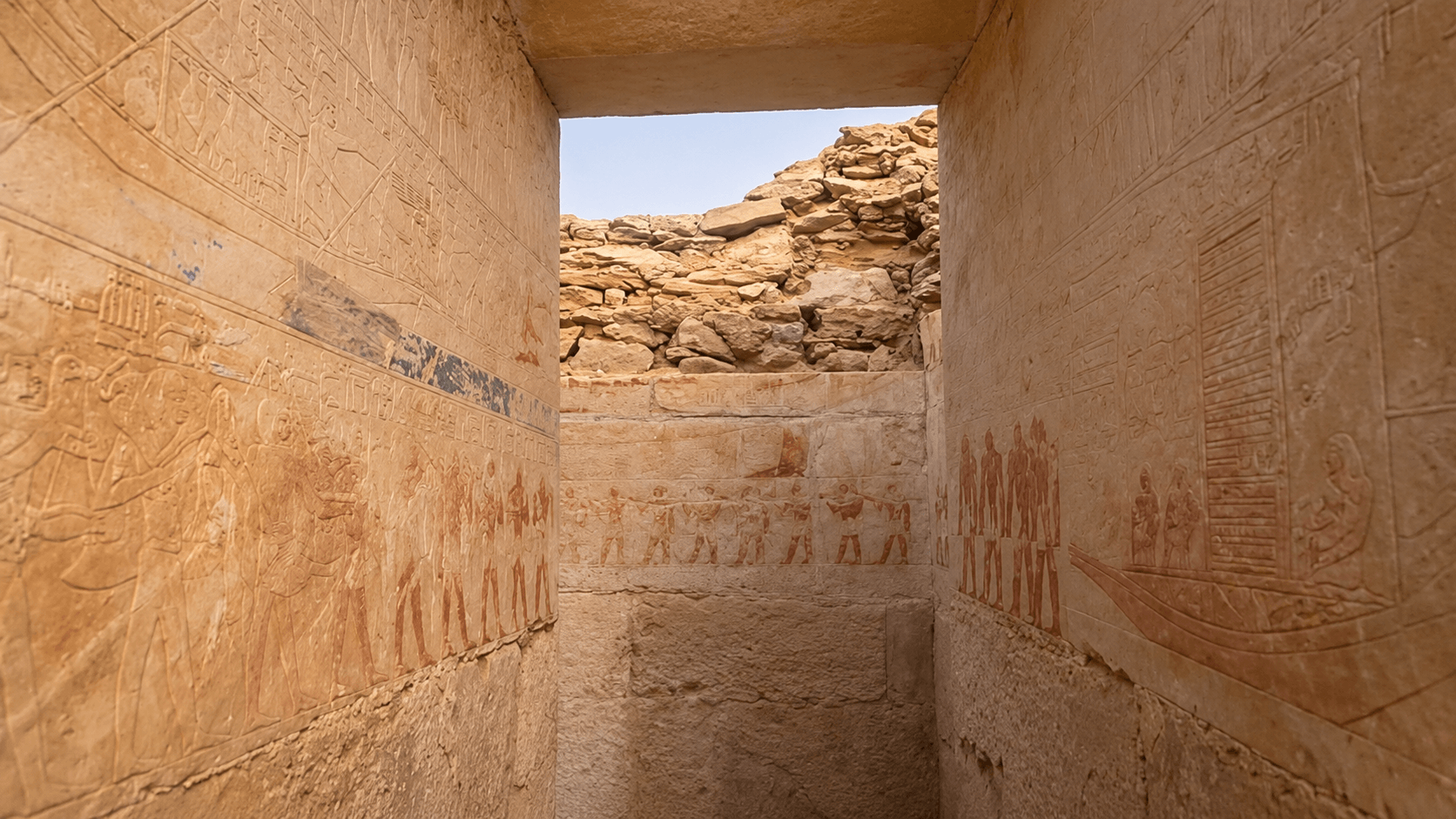 4,300-Year-Old Saqqara Tomb Preserves the Careers of a Father and Son