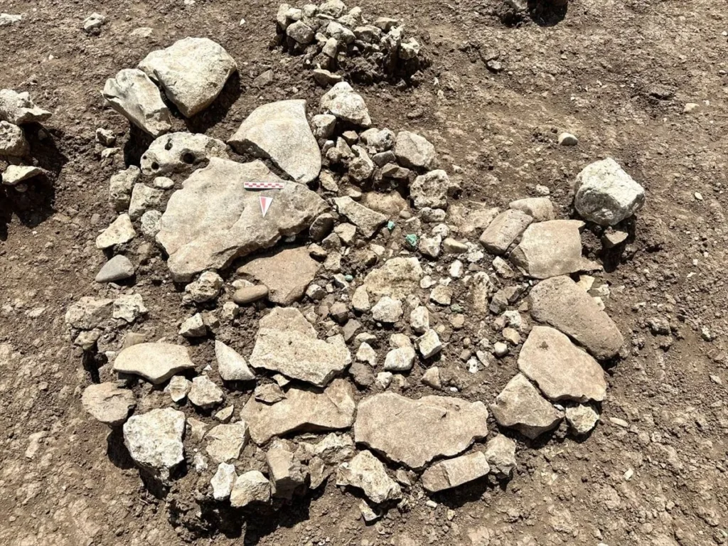 Stone-paved Neolithic workshop excavated in the western sector of Çayönü Tepesi.