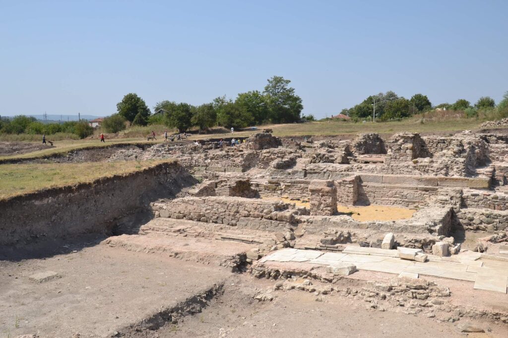 Ruins of the Roman city of Deultum near Debelt in Bulgaria