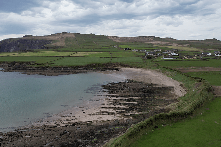 Ferriter’s Cove archaeological site on the Dingle Peninsula in County Kerry
