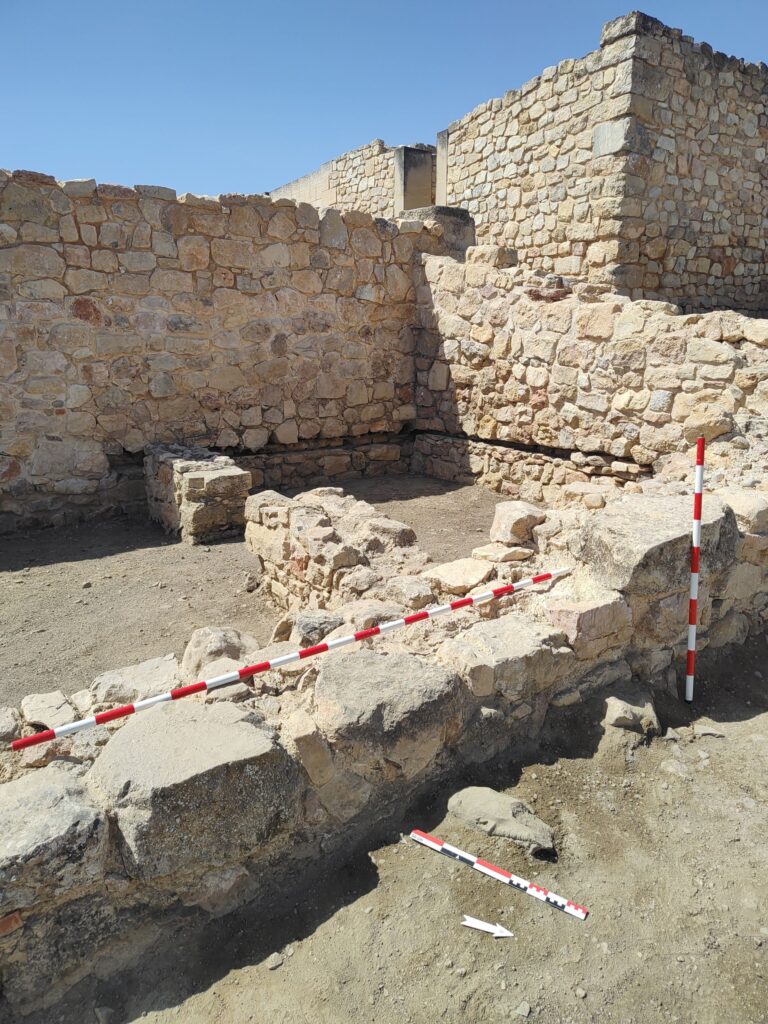 Archaeological remains and stone structures uncovered at Libisosa in Albacete Province, Spain